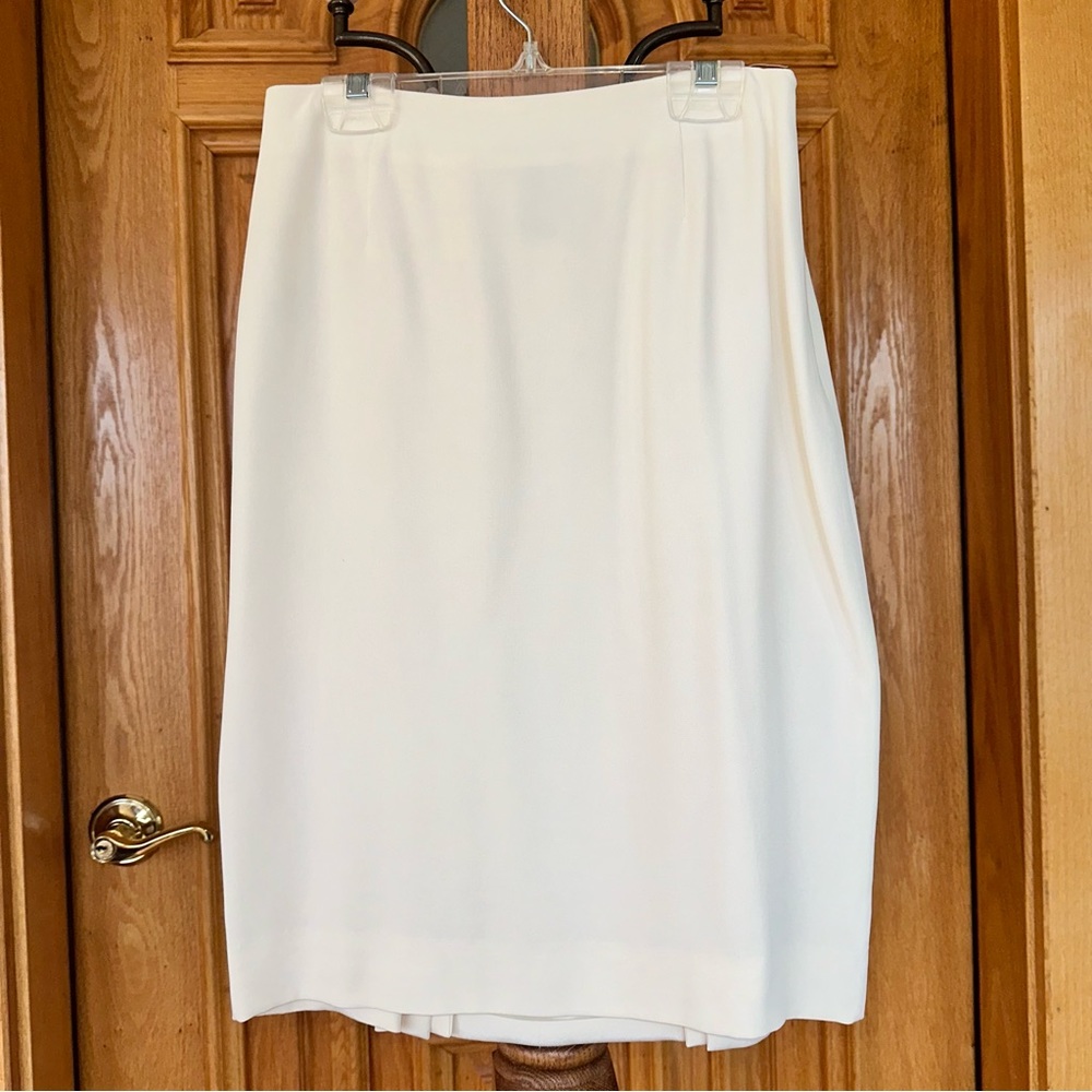LIZ CLAIBORNE COLLECTION 2-piece garment jacket blazer skirt 100% silk size 4 - Picture 5 of 16